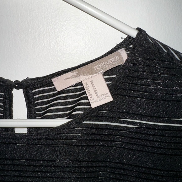 FOREVER 21 Ribbed Dress - Black - Picture 4 of 9